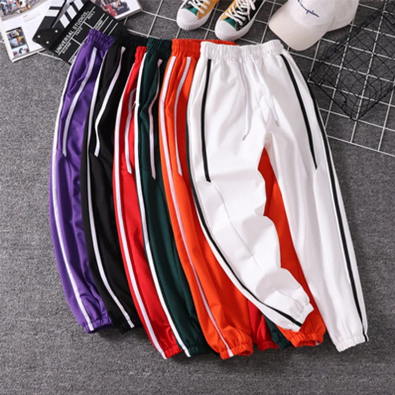 Women Jogger Pants 2019 New Arrival Spring And Autumn Black White Red Purple Green Female Pants Student Teenager Girls pant ins
Women Jogger Pants 2019 New Arrival Spring And Autumn Black White Red Purple Green Female Pants Student Teenager Girls pant ins