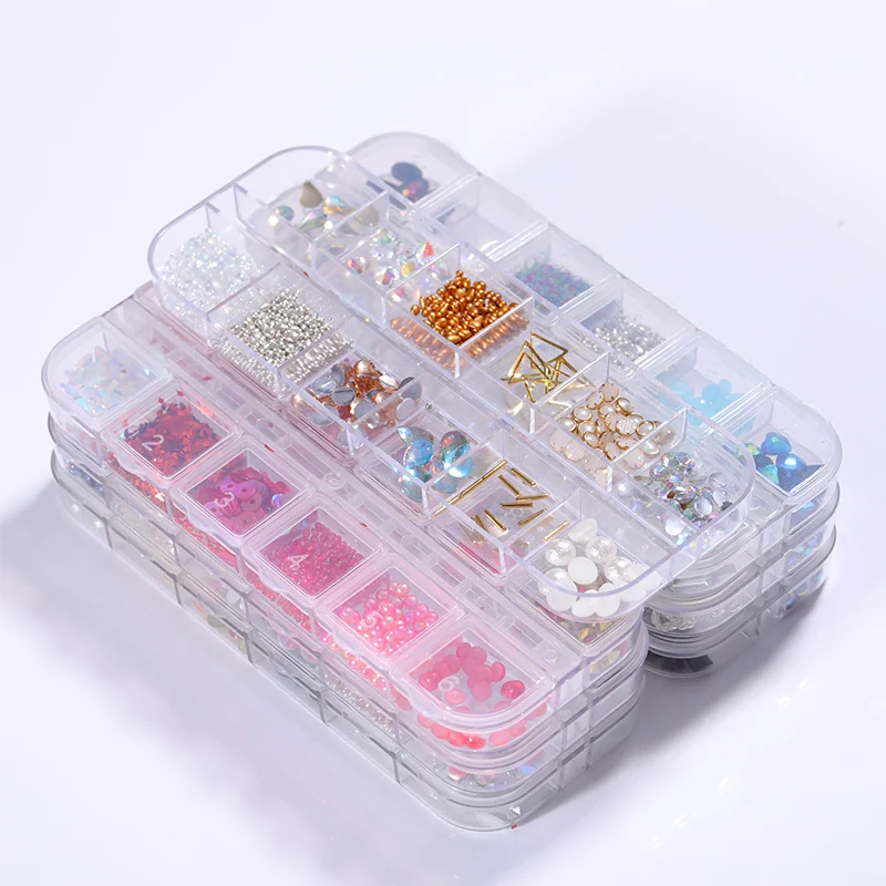 1 Box Nail Rhinestones Studs Glitter Jewelry Bling Nail Tips AB Color Crystal Beads Mixed Pattern 3D Nail Decorations
1 Box Nail Rhinestones Studs Glitter Jewelry Bling Nail Tips AB Color Crystal Beads Mixed Pattern 3D Nail Decorations
