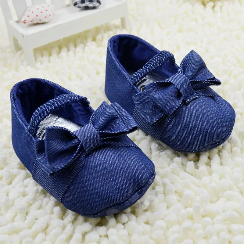 Toddler Bow-Knot Blue Denim Elastic Band First Walkers Baby Girls Comfortable Cute Soft Sole Anti-slip Shoes
Toddler Bow-Knot Blue Denim Elastic Band First Walkers Baby Girls Comfortable Cute Soft Sole Anti-slip Shoes