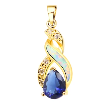 8 Designs Natural White Australian Opal Bluesapphire Yellow Gold Necklace Pendant Charms 1 1/8 Inch PSB2355D
8 Designs Natural White Australian Opal Bluesapphire Yellow Gold Necklace Pendant Charms 1 1/8 Inch PSB2355D