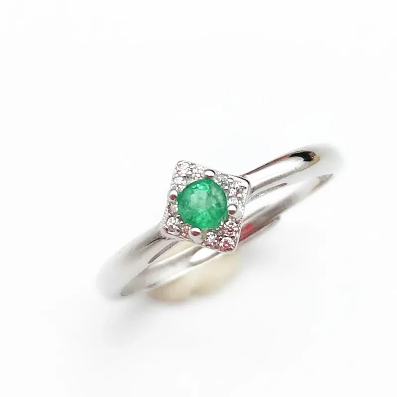 emerald ring 3mm SI grade natural Columbia emerald engagement ring solid 925 sterling silver emerald ring for woman
emerald ring 3mm SI grade natural Columbia emerald engagement ring solid 925 sterling silver emerald ring for woman