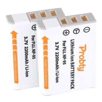 PROBTY 2pcs NP-95 FNP95 Camera replacement Li-Ion Battery for FUJIFILM F30 F31 F30fd F31fd 3D W1 X100T X100S X100 X-S1 3DW1 XS1 
PROBTY 2pcs NP-95 FNP95 Camera replacement Li-Ion Battery for FUJIFILM F30 F31 F30fd F31fd 3D W1 X100T X100S X100 X-S1 3DW1 XS1