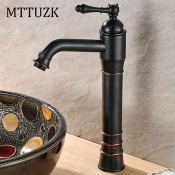 MTTUZK Bathroom faucet oil bubed Copper for hot and cold water tap Sink faucet single handle single hole washing basin faucet
MTTUZK Bathroom faucet oil bubed Copper for hot and cold water tap Sink faucet single handle single hole washing basin faucet