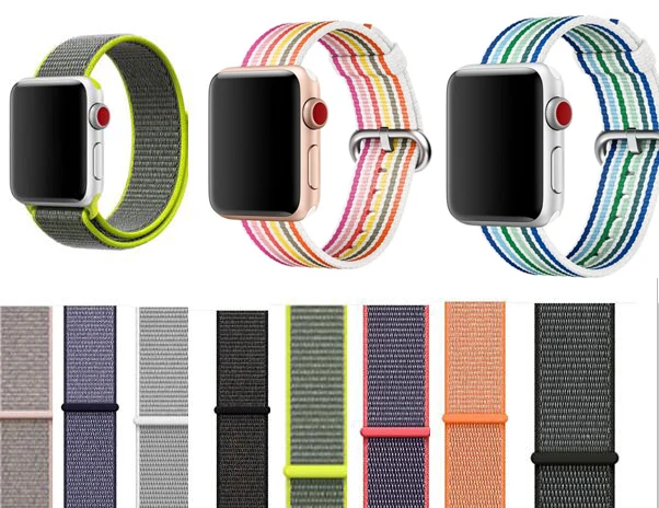 new strap for apple watch nylon band Sport loop 42mm/38 strap double layer breathabe for iwatch band series 5/4/3/2/1
new strap for apple watch nylon band Sport loop 42mm/38 strap double layer breathabe for iwatch band series 5/4/3/2/1