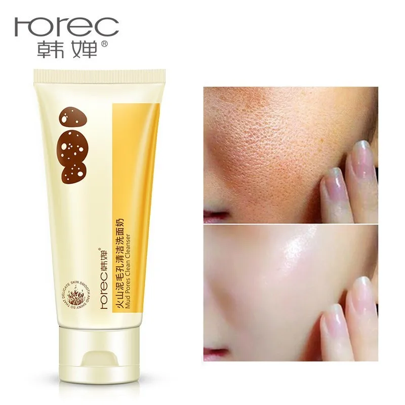 Rorec Volcanic Mud Foam Cleanser Moisturizing Facial Oil-control Acne Treatment Anti-aging Shrink Pores Face Wash Cleansing 100g
Rorec Volcanic Mud Foam Cleanser Moisturizing Facial Oil-control Acne Treatment Anti-aging Shrink Pores Face Wash Cleansing 100g