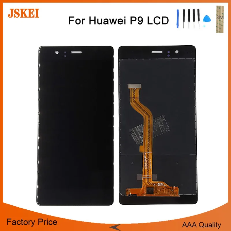 Factory Price LCD For HUAWEI P9 5.2" Display Touch Screen Digitizer Assembly for Huawei P9 EVA-L09 EVA-L19 with Free Tools
Factory Price LCD For HUAWEI P9 5.2" Display Touch Screen Digitizer Assembly for Huawei P9 EVA-L09 EVA-L19 with Free Tools