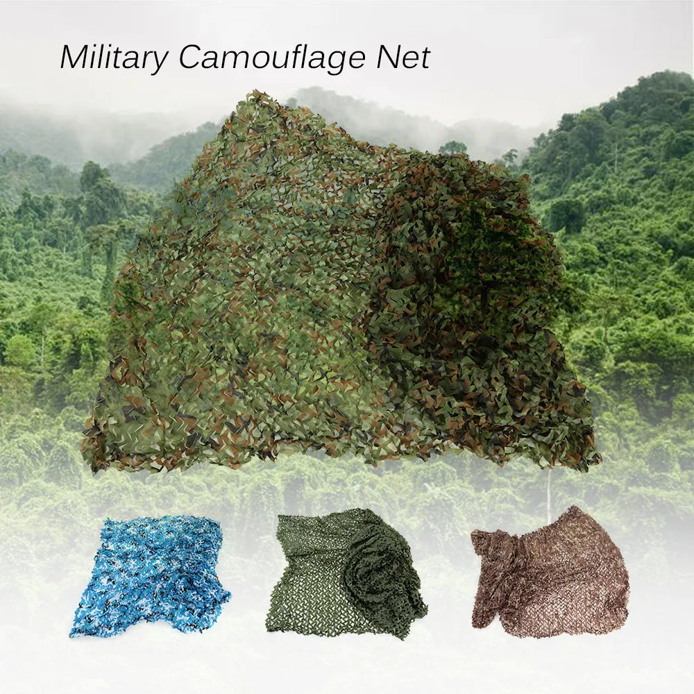 5 Color 6-20m2 Army Outdoor Decorate Cloth CS Wargame Summer Camping Hunting Jungle Camouflage Net Military Car Shade Tent Cover
5 Color 6-20m2 Army Outdoor Decorate Cloth CS Wargame Summer Camping Hunting Jungle Camouflage Net Military Car Shade Tent Cover