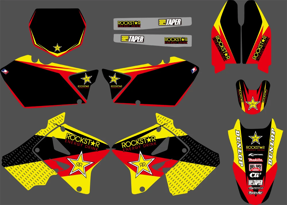 NICECNC Team Background Graphic Decal Sticker Kit For Suzuki RM125 RM250 RM 125 250 2001-2012 New Adhesive Motorcycle Decals
NICECNC Team Background Graphic Decal Sticker Kit For Suzuki RM125 RM250 RM 125 250 2001-2012 New Adhesive Motorcycle Decals