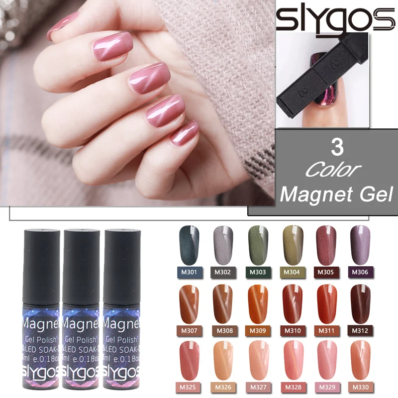 3Pcs/Set SLYGOS 6ML UV LED Cat Eye Magnet Nails Gel Polish Long Lasting Portable Soak Off Nail Art Magnetic Gel Varnish Manicure
3Pcs/Set SLYGOS 6ML UV LED Cat Eye Magnet Nails Gel Polish Long Lasting Portable Soak Off Nail Art Magnetic Gel Varnish Manicure