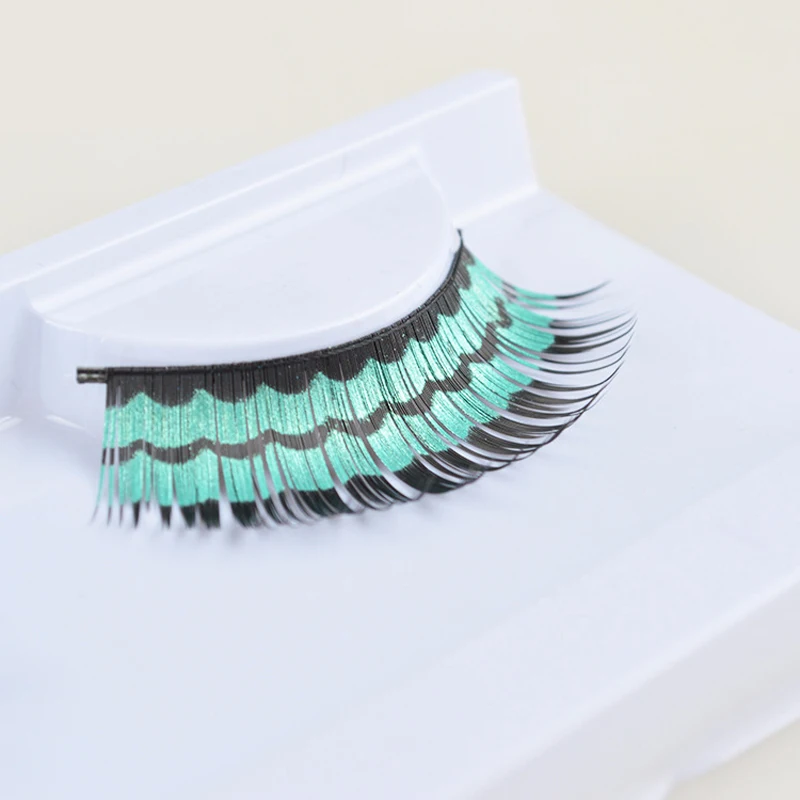 YOKPN 1 Box 1 Pair Double Layer Green Exaggerated Art Stage False Eyelashes Beauty Makeup Eyelashes Quality Fibers Fake Lashes
YOKPN 1 Box 1 Pair Double Layer Green Exaggerated Art Stage False Eyelashes Beauty Makeup Eyelashes Quality Fibers Fake Lashes