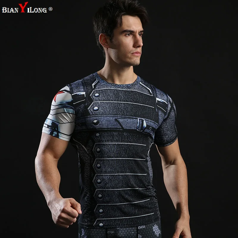 New Summer Comic Superhero/Captain America Compression Shirt Captain America Iron Man Fit Tight Bodybuilding T Shirt
New Summer Comic Superhero/Captain America Compression Shirt Captain America Iron Man Fit Tight Bodybuilding T Shirt