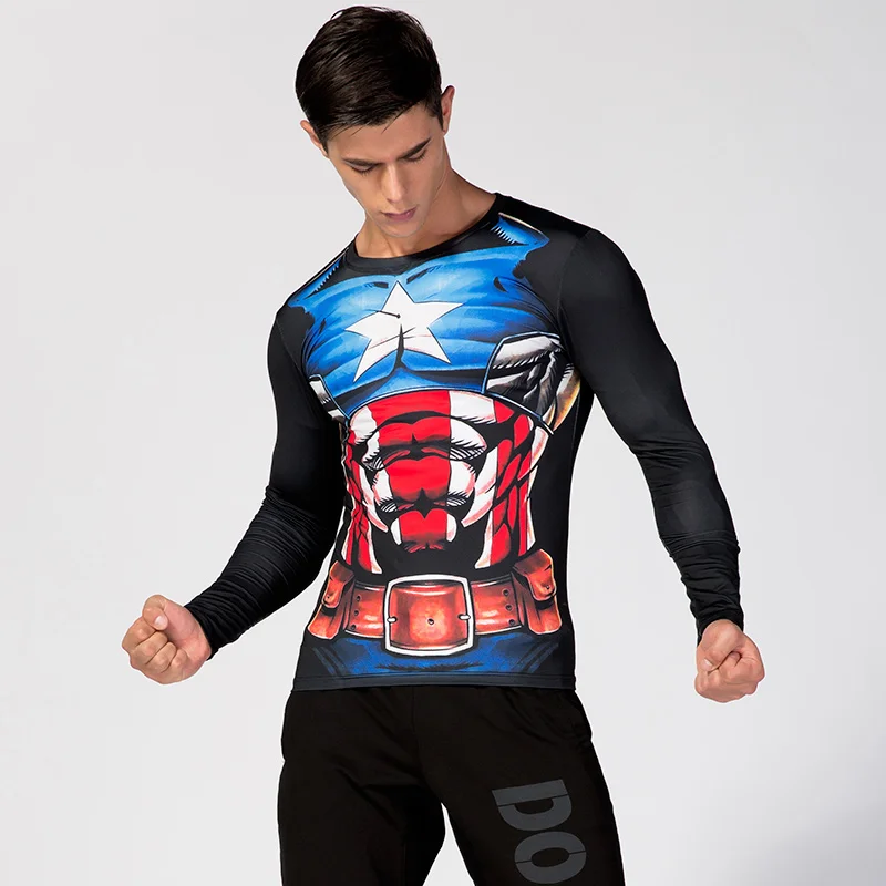 New Crossfit 3D Superhero Captain America Hulk Anime Compression Shirt Tight Cosplay 3D Printed Clothing Long Sleeve Tops Male
New Crossfit 3D Superhero Captain America Hulk Anime Compression Shirt Tight Cosplay 3D Printed Clothing Long Sleeve Tops Male