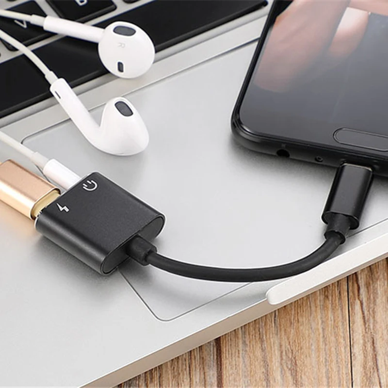 Type C Adapter Aux Audio Adapter USB Type C to 3.5mm Earphone Jack Adapter For Xiaomi Mi 6 Huawei without 3.5 jack(Black) #8
Type C Adapter Aux Audio Adapter USB Type C to 3.5mm Earphone Jack Adapter For Xiaomi Mi 6 Huawei without 3.5 jack(Black) #8