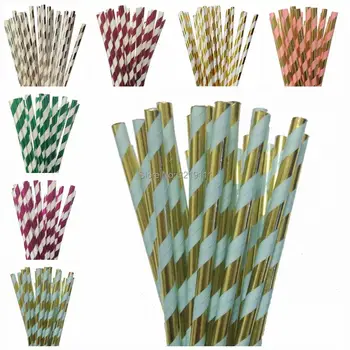 25pcs/lot Foil Stripe Paper Drinking Straws Gold And Blue Wedding Kids Birthday Party Decor Supplies Christmas Creative Straws
25pcs/lot Foil Stripe Paper Drinking Straws Gold And Blue Wedding Kids Birthday Party Decor Supplies Christmas Creative Straws