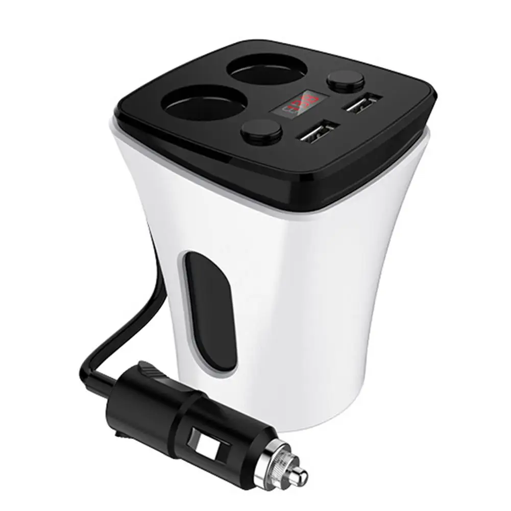 Dual USB Port Car Phone Cup Charger 2 Cigarette Lighter Socket Power Adapter Car Charger
Dual USB Port Car Phone Cup Charger 2 Cigarette Lighter Socket Power Adapter Car Charger