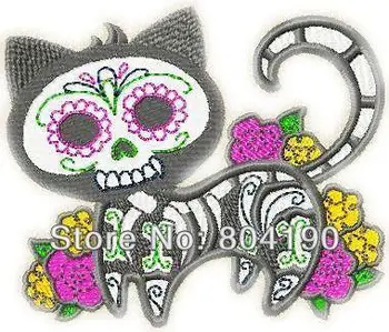 Black Cat X-Ray Skeleton Rose Flowers Tatoo retro sew applique iron on patch Biker Vest Patch halloween horror costume cosplay 
Black Cat X-Ray Skeleton Rose Flowers Tatoo retro sew applique iron on patch Biker Vest Patch halloween horror costume cosplay