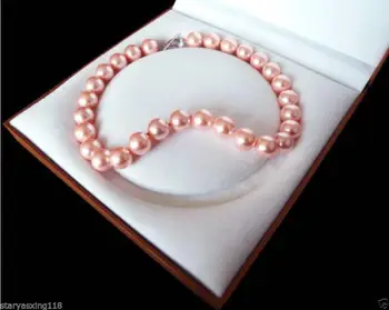 Women Gift word Love Free shipping AAA+14mm luxury fashion hot pink color shell pearl necklace 18inch real Women Fine for 
Women Gift word Love Free shipping AAA+14mm luxury fashion hot pink color shell pearl necklace 18inch real Women Fine for