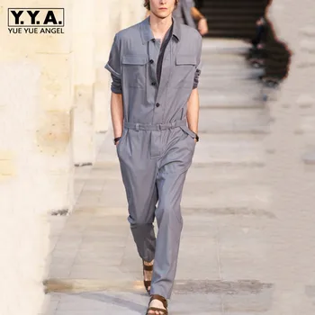 Korean Fashion Men Long Jumpsuits Cargo Pants Casual Streetwear Overalls Pencil Pants Slim Fit Long Sleeve One Piece Jumpsuit
Korean Fashion Men Long Jumpsuits Cargo Pants Casual Streetwear Overalls Pencil Pants Slim Fit Long Sleeve One Piece Jumpsuit