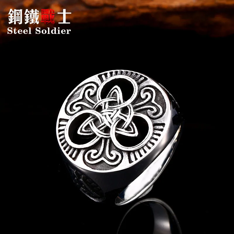 Steel soldier new year viking Cletic design stainless steel ring amulet take bring lucky men jewelry hip hop
Steel soldier new year viking Cletic design stainless steel ring amulet take bring lucky men jewelry hip hop