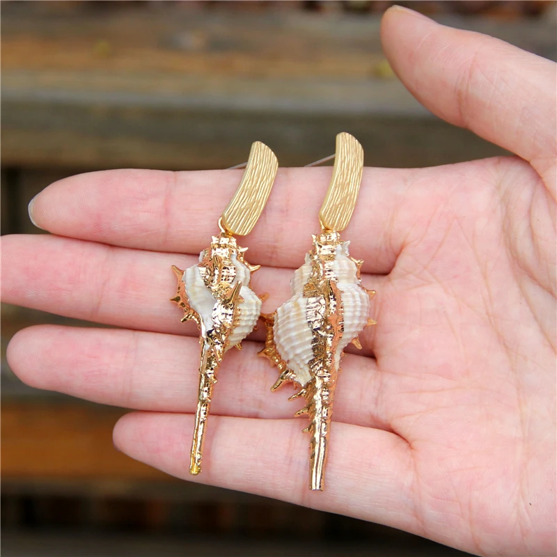 Seashell earrings for women Conch Dangle Drop Earrings geometric Bohemia Natural Shell Vintage earrings wedding Women Earrings
Seashell earrings for women Conch Dangle Drop Earrings geometric Bohemia Natural Shell Vintage earrings wedding Women Earrings