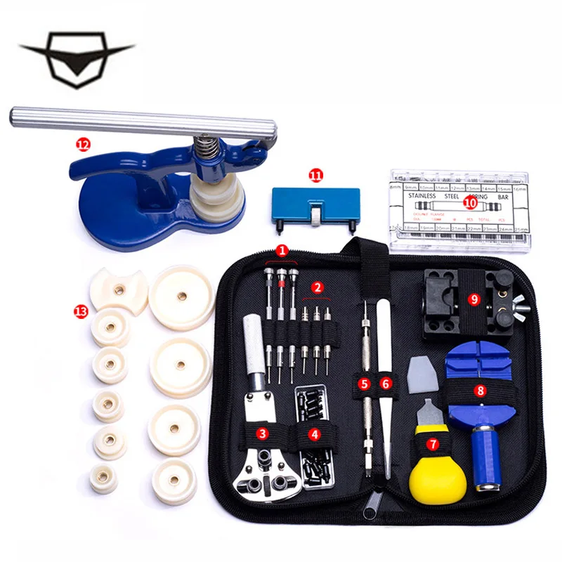 Top 144Pcs Watch Tools Watch Opener Remover Spring Bar Repair Pry Screwdriver Clock Watch Repair Tool Kit Watchmaker Tools Parts
Top 144Pcs Watch Tools Watch Opener Remover Spring Bar Repair Pry Screwdriver Clock Watch Repair Tool Kit Watchmaker Tools Parts