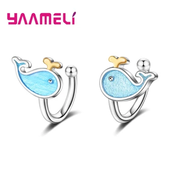 Lovely Gift 925 Sterling Silver Clip Earrings for Women Girls Unique Enamel Blue Whale Design Safe Convenience Jewelry
Lovely Gift 925 Sterling Silver Clip Earrings for Women Girls Unique Enamel Blue Whale Design Safe Convenience Jewelry
