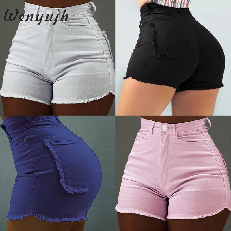 CALOFE High Waist Denim Women Shorts Sexy Tassel Short Jeans Women Summer Ladies Slim Shorts Short Pants Casual Jeans
CALOFE High Waist Denim Women Shorts Sexy Tassel Short Jeans Women Summer Ladies Slim Shorts Short Pants Casual Jeans