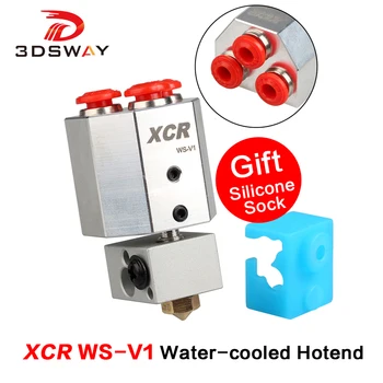 3DSWAY 3D Printer Parts XCR WS-V1 Water-cooled Hotend All Metal Bowden-fed 0.4/1.75 Water Cooled For Titan MK8 Extruder PLA ABS
3DSWAY 3D Printer Parts XCR WS-V1 Water-cooled Hotend All Metal Bowden-fed 0.4/1.75 Water Cooled For Titan MK8 Extruder PLA ABS