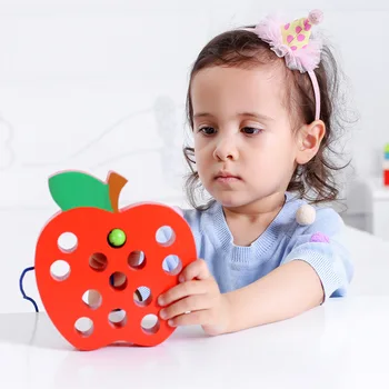 New Arrival Large Size Worm Rope Game String Rope Baby Wooden Toys Child Educational Beads Toys Birthday Gift
New Arrival Large Size Worm Rope Game String Rope Baby Wooden Toys Child Educational Beads Toys Birthday Gift