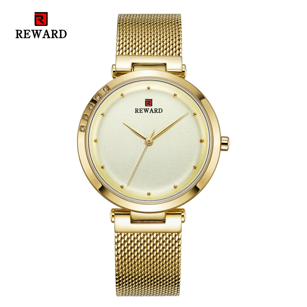reward Gold Ladies Watches Women Luxury Waterproof Quartz Woman Watches Analogue Luminous Wrist Watches Relogio Feminino free shipping 2018 2019 gifts (5)