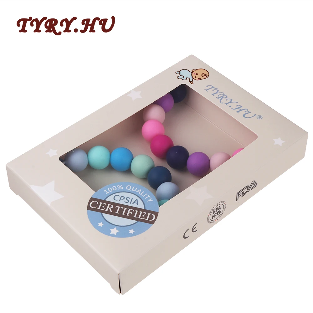 TYRY.HU 2PC Food Grade Silicone Beads Cute Baby Teething Necklace BPA Free Holder Nursing Teethers Chew Pendants Gifts Toys DIY
TYRY.HU 2PC Food Grade Silicone Beads Cute Baby Teething Necklace BPA Free Holder Nursing Teethers Chew Pendants Gifts Toys DIY