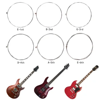 1PCS Durable Guitar Strings 6 Type EW Series Carbon Steel Guitar Strings Electric Guitar Strings Set EW7300 NEW Arrival 2017
1PCS Durable Guitar Strings 6 Type EW Series Carbon Steel Guitar Strings Electric Guitar Strings Set EW7300 NEW Arrival 2017