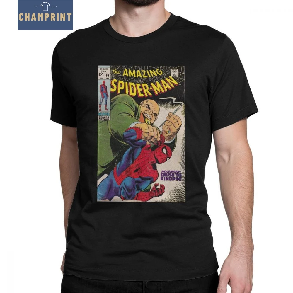 Spiderman T Shirt Men The Amazing Spider-Man 4XL 5XL Tops Short Sleeve Funny T-Shirt Crew Neck Cotton Tees
Spiderman T Shirt Men The Amazing Spider-Man 4XL 5XL Tops Short Sleeve Funny T-Shirt Crew Neck Cotton Tees