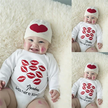 Newest Cute Newborn Toddler Baby Boys Girls Cotton Long Sleeve Kiss Lipstick Printed Jumpsuit Bodysuit Clothes Outfit
Newest Cute Newborn Toddler Baby Boys Girls Cotton Long Sleeve Kiss Lipstick Printed Jumpsuit Bodysuit Clothes Outfit