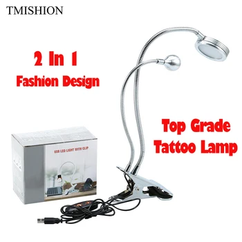 Creative 2 in 1 Clip Design USB Adjustable Cold Light LED Lamp Tattoo Supply Eyebrow Nail Art Beauty Permanent Makeup Accessory
Creative 2 in 1 Clip Design USB Adjustable Cold Light LED Lamp Tattoo Supply Eyebrow Nail Art Beauty Permanent Makeup Accessory