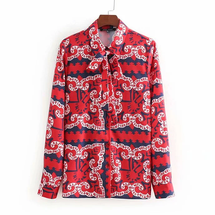 women vintage position letters floral print causal slim blouse shirts women elegant bow tops feminina blusas loose shirt
women vintage position letters floral print causal slim blouse shirts women elegant bow tops feminina blusas loose shirt