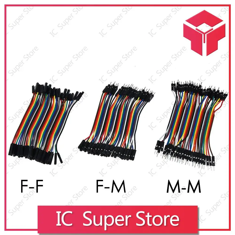 120pcs Dupont line 10cm Male & Male + Female & Female + Male & Female Jumper Wire Dupont Cable for arduino DIY KIT
120pcs Dupont line 10cm Male & Male + Female & Female + Male & Female Jumper Wire Dupont Cable for arduino DIY KIT