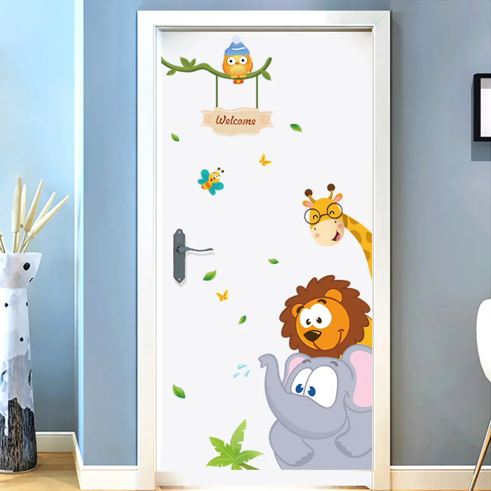 Bedroom Wall Sticker For Kids Room stickers Elephant Giraffe Bird Living room Door Stickers Decoration Home Accessories
Bedroom Wall Sticker For Kids Room stickers Elephant Giraffe Bird Living room Door Stickers Decoration Home Accessories