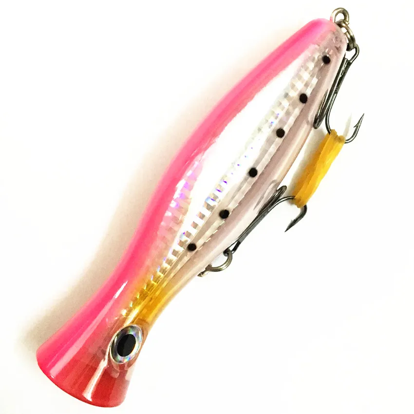 Big Game Fishing Lure Popper Bait 12cm 43g Hit Water Hard Bait Quality 2019 Lures 1 Pcs/Lot
Big Game Fishing Lure Popper Bait 12cm 43g Hit Water Hard Bait Quality 2019 Lures 1 Pcs/Lot