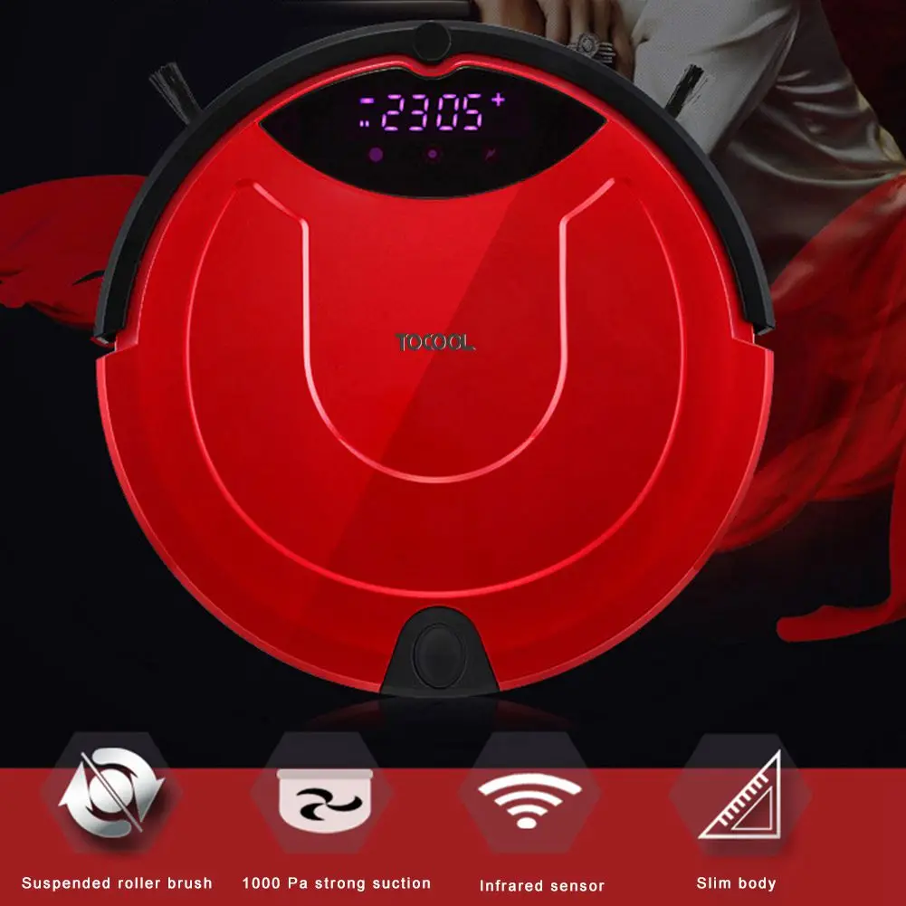 Robot Vacuum Cleaner Wireless Remote Control Smart Plan Auto Charge Timing Reservation Multi-Functional Wet&Dry Mopping
Robot Vacuum Cleaner Wireless Remote Control Smart Plan Auto Charge Timing Reservation Multi-Functional Wet&Dry Mopping