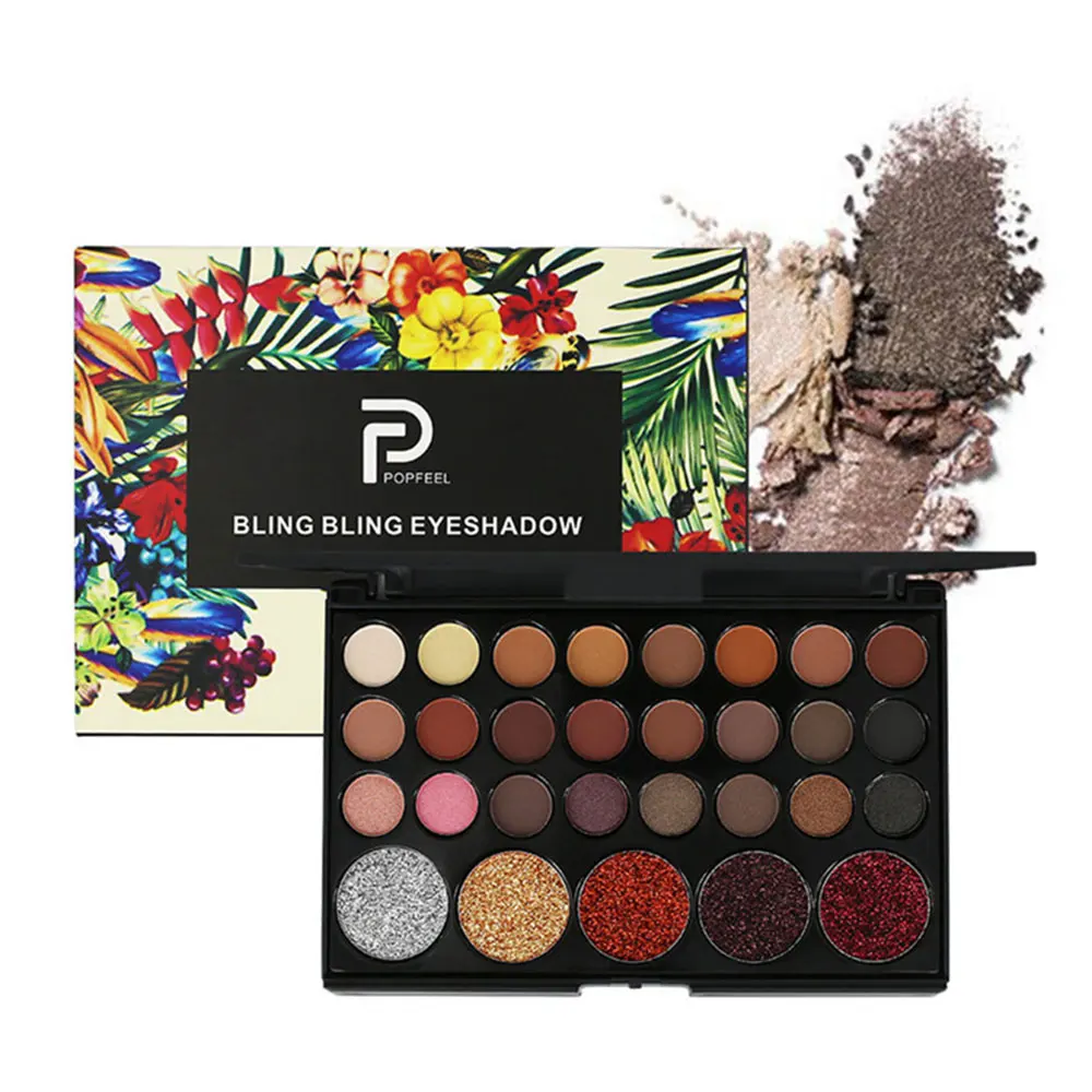 Popfeel 29 Color Eye shadow Palette Matte Shimmer Glitter Nude Pigmented Metallic Finish Eye Shadow Waterproof Eyeshadow Pallete
Popfeel 29 Color Eye shadow Palette Matte Shimmer Glitter Nude Pigmented Metallic Finish Eye Shadow Waterproof Eyeshadow Pallete