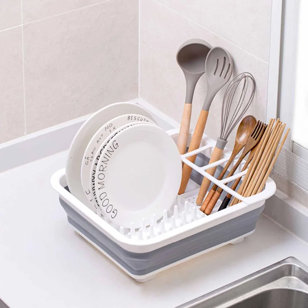 OTHERHOUSE Kitchen Folding Dish Drying Rack Tableware Dish Drainer Storage Basket Shelf Dishes Chopsticks Holder Sink Organizer
OTHERHOUSE Kitchen Folding Dish Drying Rack Tableware Dish Drainer Storage Basket Shelf Dishes Chopsticks Holder Sink Organizer
