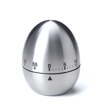 Stainless Steel Eggs Kitchen Timer Cooking Tools 1-60 Minutes 360 Degree Mechanical Countdown Timer
Stainless Steel Eggs Kitchen Timer Cooking Tools 1-60 Minutes 360 Degree Mechanical Countdown Timer