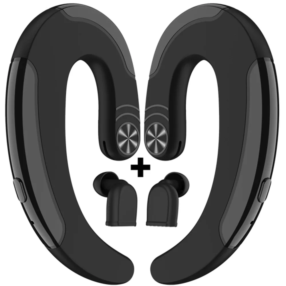 Bone Conduction Earphone Bluetooth Earphones Headphones True Wireless Earbuds TWS Bluetooth Headset With Mic Cordless Headphones
Bone Conduction Earphone Bluetooth Earphones Headphones True Wireless Earbuds TWS Bluetooth Headset With Mic Cordless Headphones