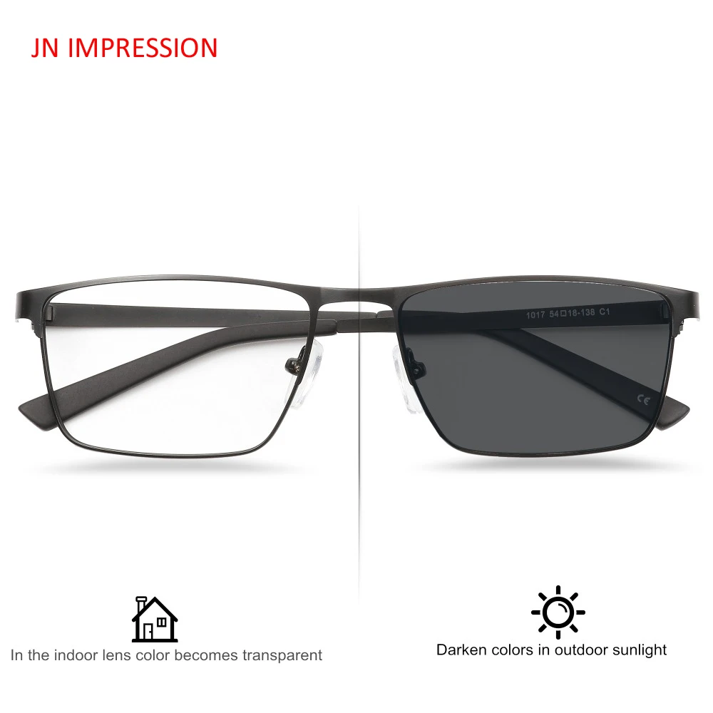 JN IMPRESSION Transition Sunglasses Photochromic Reading Glasses for Men Hyperopia Presbyopia with diopters Presbyopia Glasses
JN IMPRESSION Transition Sunglasses Photochromic Reading Glasses for Men Hyperopia Presbyopia with diopters Presbyopia Glasses