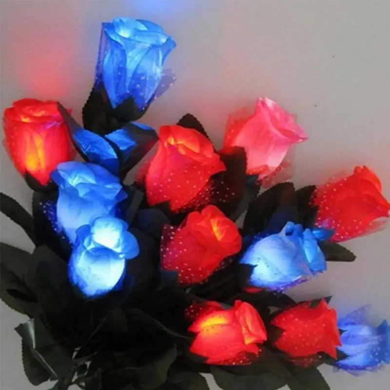 2018 1PC LED Rose Simulation Luminous Plastic Rose Valentines Party Home Decoration
2018 1PC LED Rose Simulation Luminous Plastic Rose Valentines Party Home Decoration