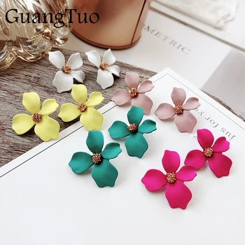 New Design Sweet Jewelry Spray Paint Stud Earring With Flower Earrings Statement Trendy Brincos for Girls Gift Pendientes
New Design Sweet Jewelry Spray Paint Stud Earring With Flower Earrings Statement Trendy Brincos for Girls Gift Pendientes