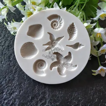 Conch silicone mold Starfish shells Chocolate tools A variety of conch clay tools Cake decoration tools KLM-00100
Conch silicone mold Starfish shells Chocolate tools A variety of conch clay tools Cake decoration tools KLM-00100