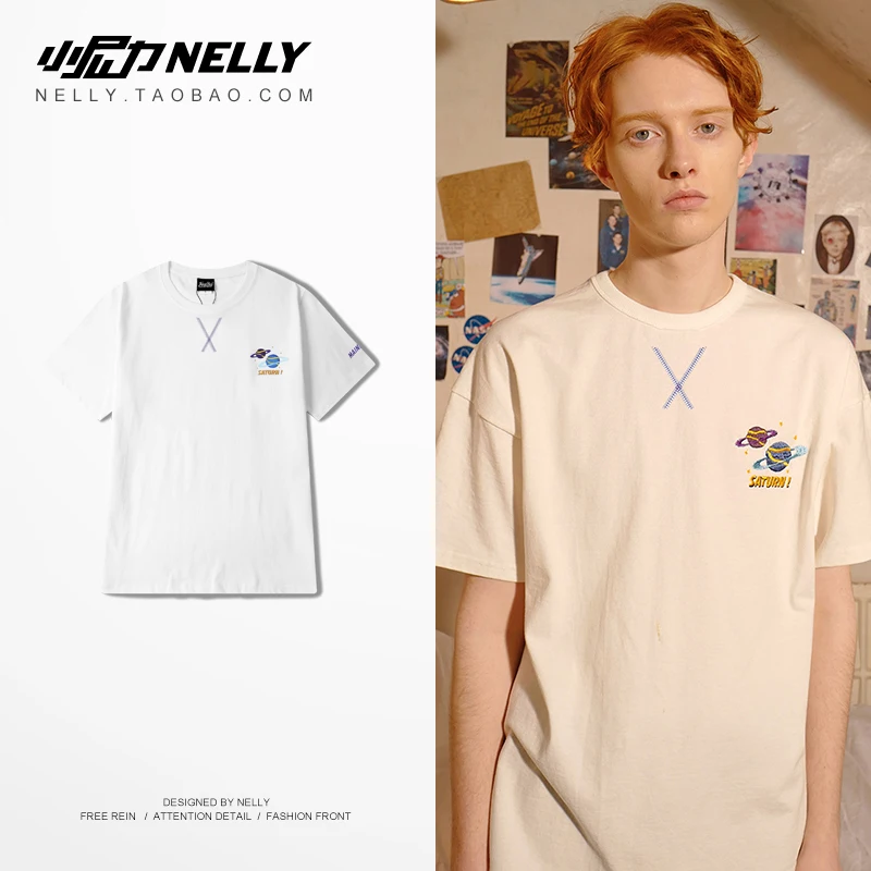NELLY 2019 Summer Universe Planet Print Short Sleeve Shirt American Style Casual Street Dress Hip Hop Band T-Shirt Tee Male
NELLY 2019 Summer Universe Planet Print Short Sleeve Shirt American Style Casual Street Dress Hip Hop Band T-Shirt Tee Male