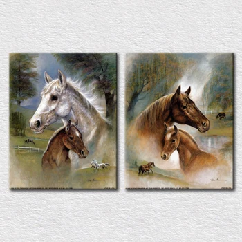 Handmade impression animals picture white horse and brown horse pictures printed on canvas 2pcs set modern living room wall art
Handmade impression animals picture white horse and brown horse pictures printed on canvas 2pcs set modern living room wall art